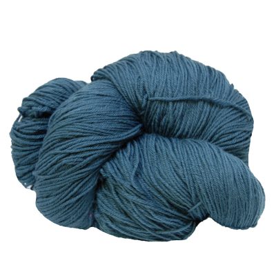 Merino superwash yarn in Kingfisher blue