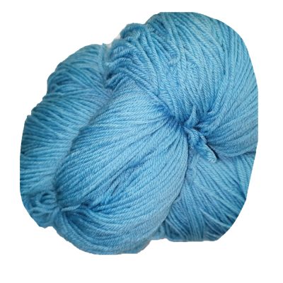 Merino superwash yarn in baby blue