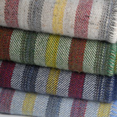 Swatch of Bantry collection of woollen blanket throws